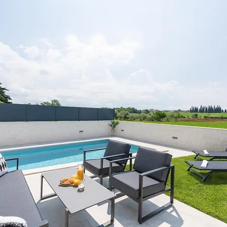 Villa Modern Casa Valero With Pool In Novigrad Karpinjan